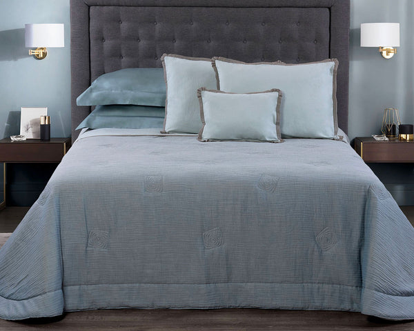 Photo of the Fleury | Euro Pillow Sham ensemble.