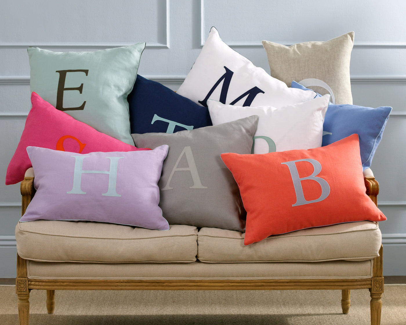 Initial | Decorative Pillow