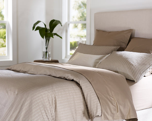 Photo of the Kenji | Euro Pillow Sham ensemble.