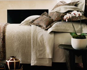 Photo of the Olivia Pique | Euro Pillow Sham ensemble.