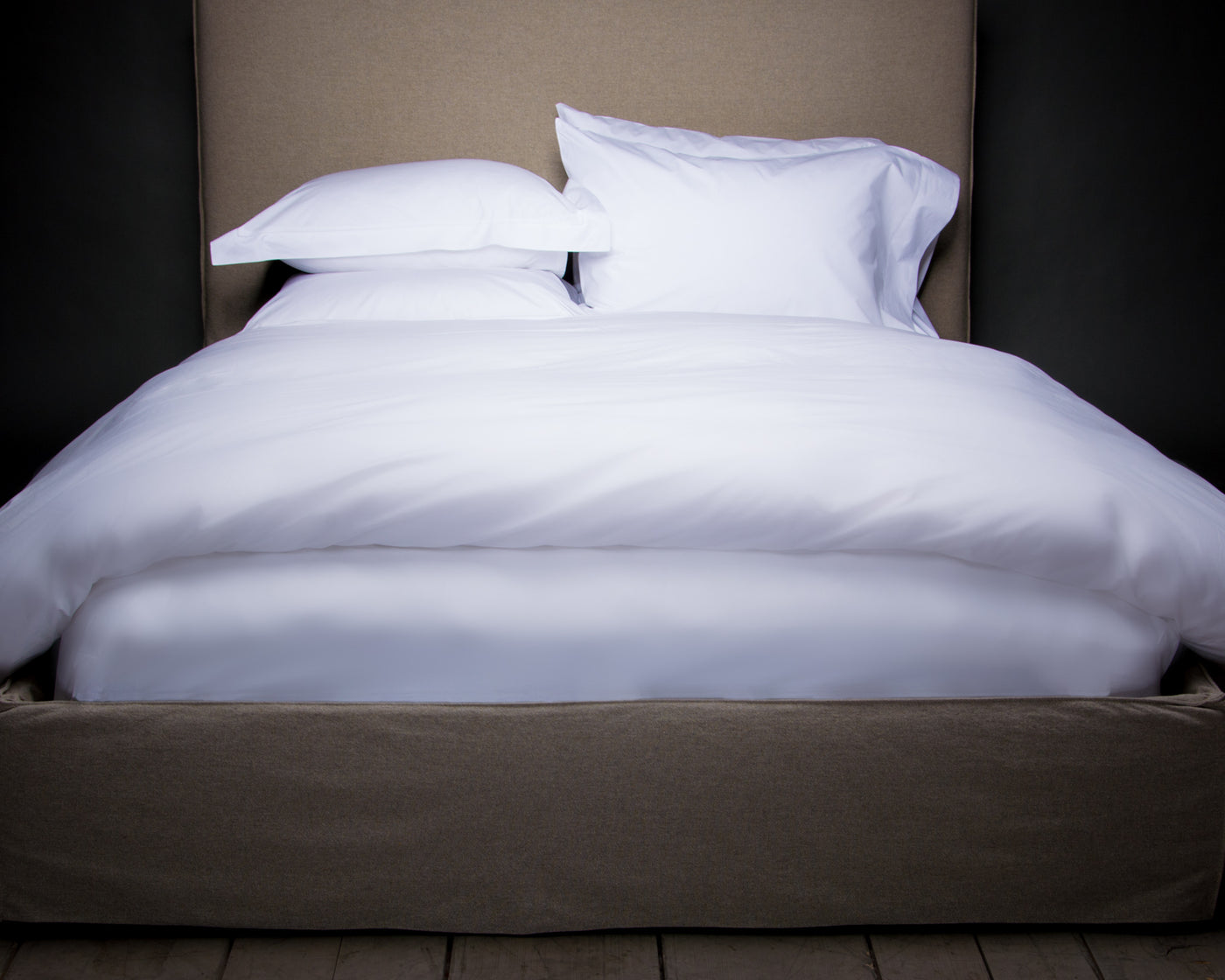 Linen Society | Perfect Percale Pillow Sham in Color Ivory - CLEARANCE