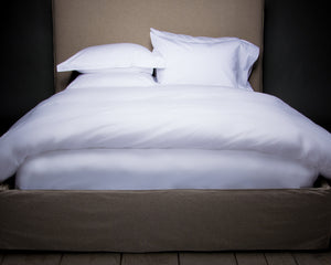 Photo of the Perfect Percale White | Flat Sheet ensemble.