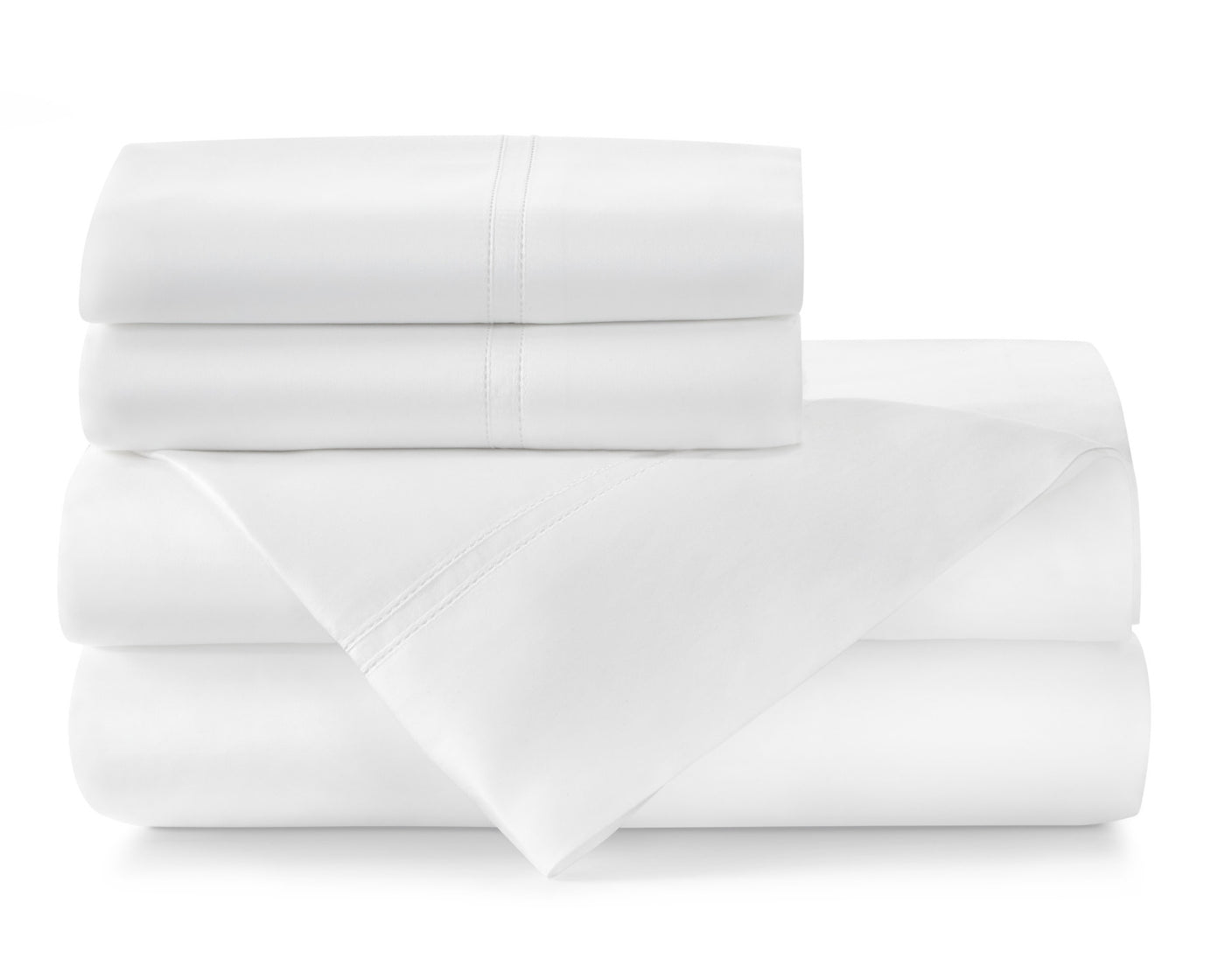 Peacock Alley Virtuoso sheet stack in white